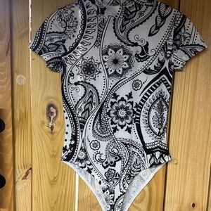 Black and White Kids One Piece